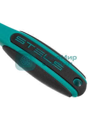 Ключ-трещотка Stels 1/4, 72 зуба, с быстрым сбросом, CrV, 2-х ком. рукоятка