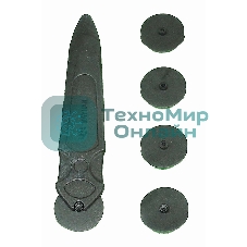 Инструмент для вскрытия телефонов/планшетов MaYuan черный со сменными колесиками 5шт.