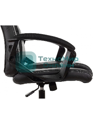 Кресло Zombie Arena черный, экокожа, 120 кг, механизм качания