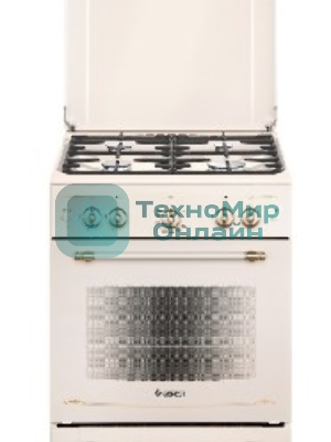 Плита газовая Gefest ПГ 6100-02 0186 бежевый, конфорок 4 шт, духовка 52 л, 60 см x 85 см x 60 см
