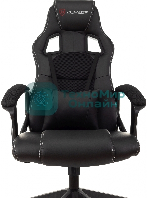 Кресло Zombie Arena черный, экокожа, 120 кг, механизм качания