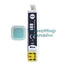 Картридж струйный Sakura C13T08014011 (T0801) для Epson, черный, 7,4 мл.