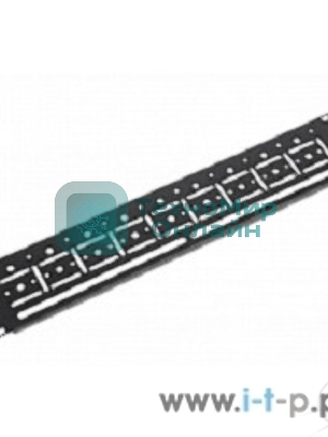 Кабельный органайзер (ГКО-У-2-9005) Горизонтальный ЦМО ГКО-У-2-9005 односторонний окна 2U шир.:19