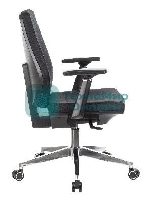 Кресло компьютерное Бюрократ CH-545/LUX черный 38-418 крестовина алюминий