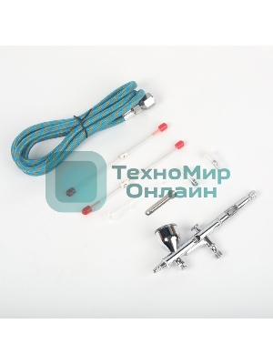 Аэрограф пневматический AB 400, сопло 0,2 мм, 9 л/мин, бачок 9 мл