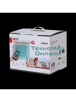 Комплект домофона Dahua DHI-KTP01L(S) черный