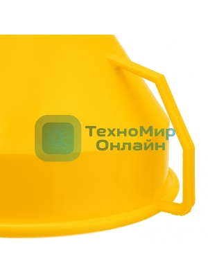 Воронка пластиковая Denzel 160 мм с металлическим ситом, непроливайкой и гибким наконечником