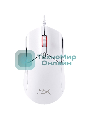Мышь проводная HyperX Pulsefire Haste 2 белый, 26000 dpi, USB, кнопки - 6