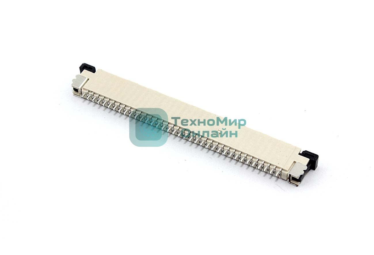 Разъем FPC Half Coverage Bottom Contact 1.0K-BX-36PWB 36 pin высота 2мм шаг 1мм