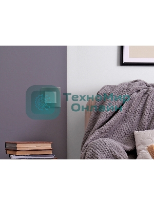 Выключатель 2-клавишный с подсветкой/индикацией 10AX 250 В алюминий