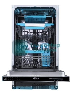 Встраиваемая посудомоечная машина Korting KDI 45340, черный, 44.8 см, 10 компл., 49 дБ, класс A++