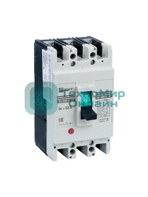Выключатель автоматический 3п ВА-99М 63/50А Basic EKF mccb99-63-50m