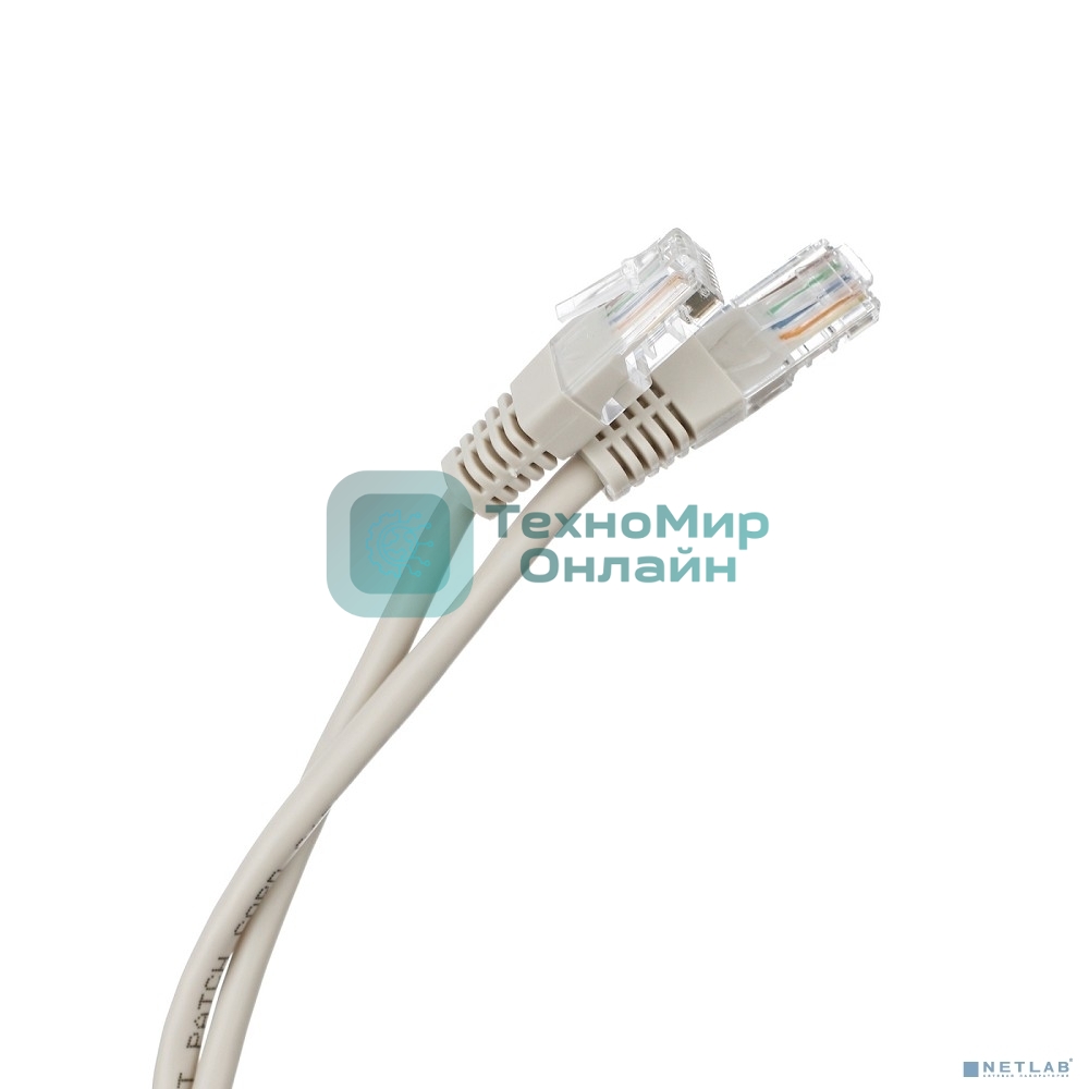 Шнур коммут. NEOMAX (NM13011-050) UTP 5 м, cat.5е, 24AWG, серый, LSZH многожильный