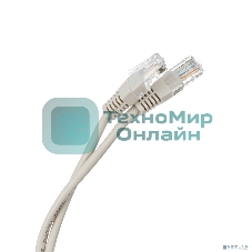 Шнур коммут. NEOMAX (NM13011-050) UTP 5 м, cat.5е, 24AWG, серый, LSZH многожильный