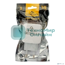 Сетевое зарядное устройство Cablexpert MP3A-PC-40 18Вт, 3А, QC3.0, 1xUSB,,черный, пакет