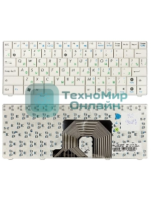 Клавиатура для ноутбука Asus Eee PC 900HA 900SD T91 белый
