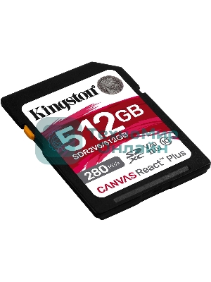 Флеш карта SDXC Kingston SDR2V6/512Gb Canvas React Plus w/o adapter 512Gb