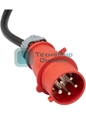 Блок распределения питания Powercom PDU-32AVMS24-18C3-6C9-3P верт.размещ. 18xC13 6xC19 с сетевым мониторингом 3x32A EN 60309 2м