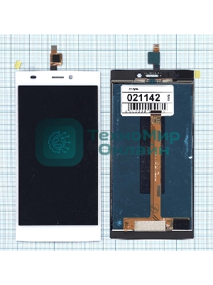 Дисплей для Micromax Canvas Nitro 2 E311 белый