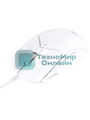 Мышь проводная HyperX Pulsefire Haste 2 белый, 26000 dpi, USB, кнопки - 6
