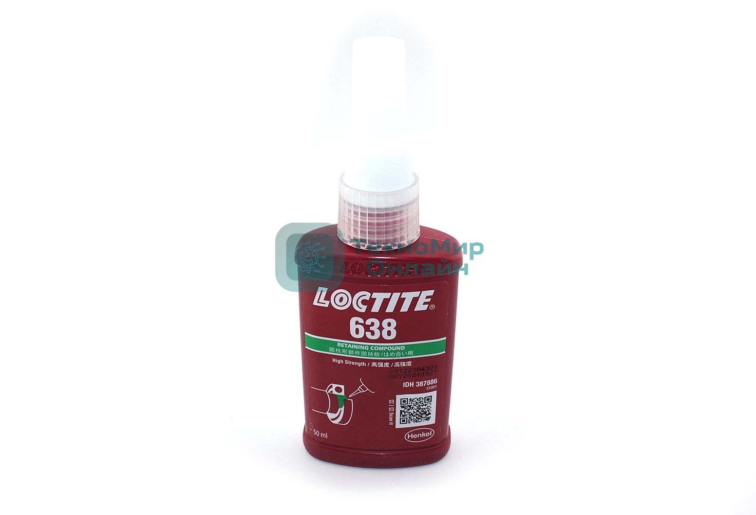 Вал-втулочный фиксатор Loctite 638 50 мл