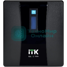 Источник бесперебойного питания Line-interactive 1,2кВА/720Вт, фаза 1/1, LCD дисплей, с АКБ 2х7AH, USB, Schuko