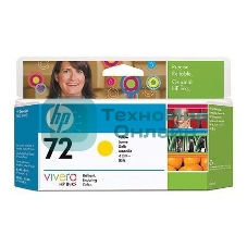 Картридж струйный HP №72 C9373A желтый для HP DJ T1100/T610 (130мл)
