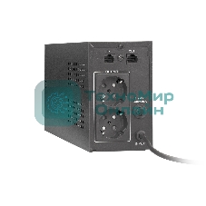 Источник бесперебойного питания ExeGate Power Back BNB-850.LED.AVR.EURO.RJ 850VA/480W, LED, AVR,2 евророзетки, RJ45/11, черный