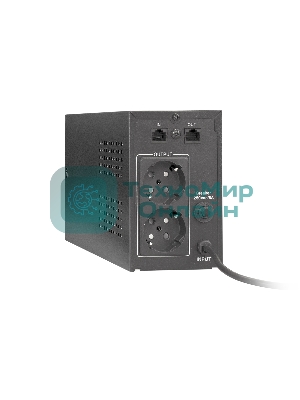 Источник бесперебойного питания ExeGate Power Back BNB-850.LED.AVR.EURO.RJ 850VA/480W, LED, AVR,2 евророзетки, RJ45/11, черный