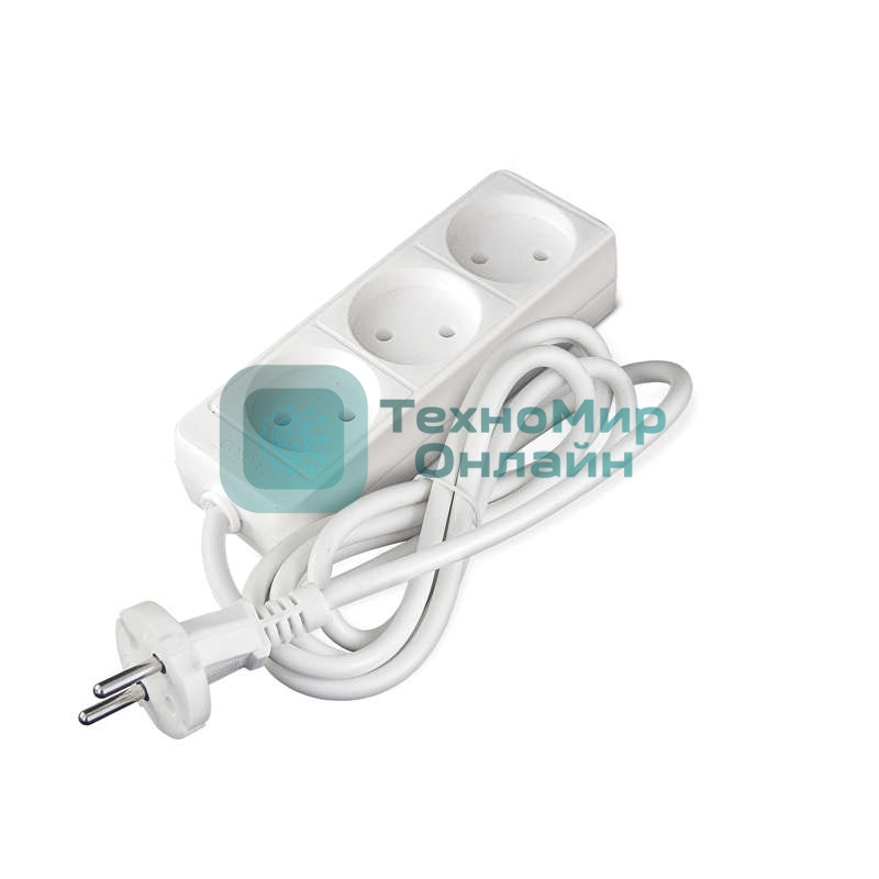 Удлинитель быт. ТМ Союз 2200 Вт 3 гн. ПВС 1,5 м 481S-1301