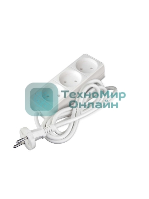 Удлинитель быт. ТМ Союз 2200 Вт 3 гн. ПВС 1,5 м 481S-1301