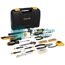 Набор инструментов Deko TZ100 100 предметов (жесткий кейс)
