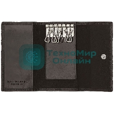 Ключница The Bridge Story Uomo 01801601/20, черный, натур.кожа