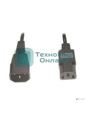 Кабель питания сист.блок-монитор Gembird 3.0м, черный, с зазем., пакет