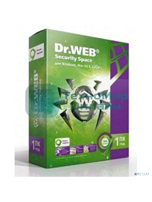 Программное обеспечение DR.WEB Security Space 1 ПК/1 год (BHW-B-12M-1-A3)