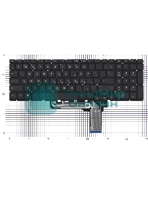 Клавиатура для ноутбука HP Victus 16-d 16-e черная