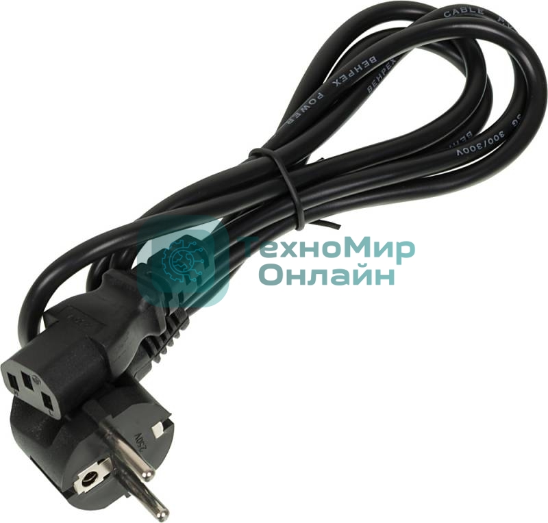 Кабель питания IEC320-C13 (f)/евровилка 1.5м