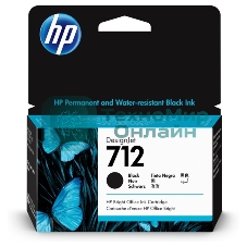Картридж струйный HP 712 3ED70A черный (38мл) для HP DJ Т230/630
