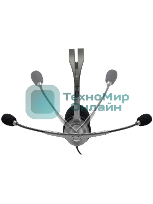 Гарнитура проводная Logitech Headset H110 grey (981-000472/981-000271)