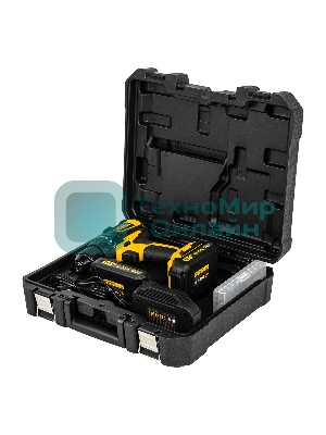 Дрель-шуруповерт Denzel BLDL-IB-18-02, 18 В, 2 Ач, 65 Нм, бесщеточный