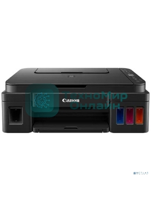 МФУ струйное Canon PIXMA G3416 (2315C052), А4, цветной, печ. 8.8 стр/мин. (ч/б) 5 стр/мин. (цвет), скан. до 3 стр/мин., 4800x1200 dpi (печать) 1200х600 dpi (скан.), USB, Wi-Fi