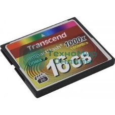 Флеш карта Transcend Ultimate TS16GCF1000/CF (Compact Flash)/16 ГБ/UDMA 7, VPG 65/160 МБ/с