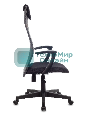 Кресло Бюрократ KB-8/DG/TW-12 TW-04 TW-12 серый, сетка