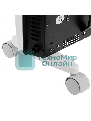 Конвектор электрический гибридный Denzel HybridX-1500 белый, 1500 Вт, 25 м2, термостат, дисплей