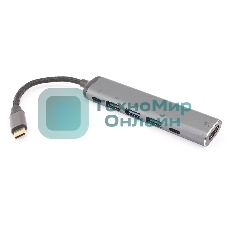 Кабель Type-C на HDMI + USB 3.1 + Type-C + USB 2.0 x2 + PD