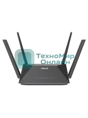 Роутер беспроводной Asus RT-AX52 AX1800 10/100/1000BASE-TX черный