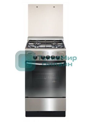 Плита газовая Gefest ПГ 3200-06 К62 серебристый, конфорок 4 шт, духовка 42 л, 50 см x 85 см x 57 см