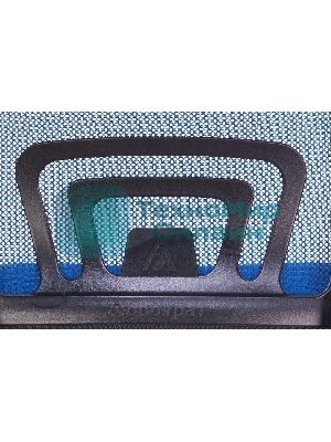 Кресло Бюрократ CH-695N/BL/TW-11 синий/черный, сетка, 120 кг, механизм качания