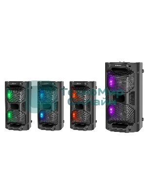 Портативная акустика Defender Rage 50 Вт Light/BT/FM/USB/LED/TWS черный