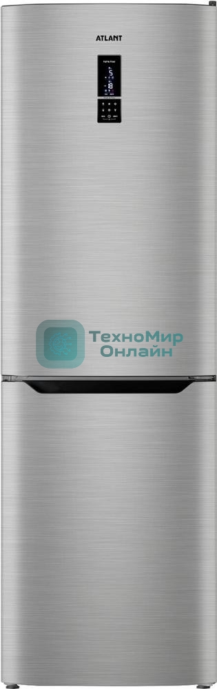 Холодильник Atlant ХМ-4621-149-ND нержавеющая сталь двухкамерный 211/94л морозилка снизу, No Frost